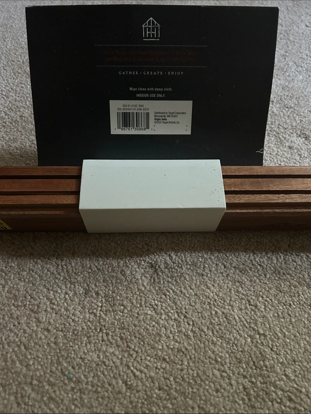 Hearth & Hand Wood Card Holder